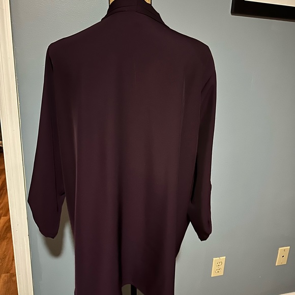 Maroon Calvin Klein Blouse - Size 2X - Picture 3 of 5
